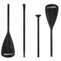 Vasla 2 in 1 pentru placa gonflabila SUP si kayak, lungime reglabila, aluminiu, 222 cm, negru