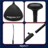 Vasla 2 in 1 pentru placa gonflabila SUP si kayak, lungime reglabila, aluminiu, 222 cm, negru [6]