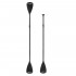 Vasla 2 in 1 pentru placa gonflabila SUP si kayak, lungime reglabila, aluminiu, 222 cm, negru [7]