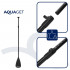 Vasla pentru placa gonflabila SUP, lungime reglabila 160-208 cm, negru [4]