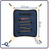 Geanta impermeabila pentru placa SUP, buzunar pentru telefon si sistem prindere cu cordon bungee, 28x30 cm, bleumarin [8]