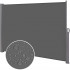 Paravan lateral pentru intimitate, extensibil, sistem fixare inclus, 160x300cm, gri inchis [9]