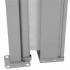 Paravan lateral pentru intimitate, extensibil, sistem fixare inclus, 180x350cm, gri deschis [10]