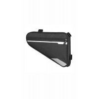 Geanta bicicleta impermeabila, cu buzunar pentru telefon, 30x21x5cm, negru