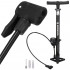 Pompa bicicleta cu manometru, accesorii umflare mingi si articole gonflabile, 160PSI, aluminiu, 60cm [11]