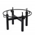 Gratar multifunctional cu rotisor, constructie metalica rezistenta, 90x86x99 cm, negru [6]
