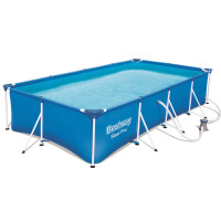 Piscina cadru metalic Bestway, 400x211x81 cm, 5.700 litri, cu pompa de filtrare