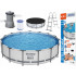 Piscina rotunda cadru metalic Bestway, Steel Pro MAX, 457 x 107 cm, cu toate accesoriile [13]