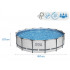 Piscina rotunda cadru metalic Bestway, Steel Pro MAX, 457 x 107 cm, cu toate accesoriile [6]