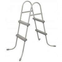 Scara pentru piscina Bestway, cu 2 trepte, 84cm, gri