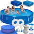 Piscina cadru metalic Bestway, 366x76 cm, 6.500 litri, cu toate accesoriile [5]