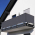 Paravan de balcon impermeabil poliester, 90x300cm, gri grafit [7]