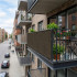 Paravan plasa umbrire pentru balustrada balcon, 95% umbrire, impermeabila, 500x100 cm, maro [4]