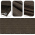 Paravan plasa umbrire pentru balustrada balcon, 95% umbrire, impermeabila, 500x100 cm, maro [8]