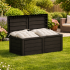 Cutie depozitare gradina 320 l, pentru perne si accesorii, 119x52x53 cm, negru [4]