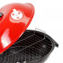 Gratar portabil pe carbuni cu capac, raft inferior si reglare ventilatie, din otel, diametru gratar 41 cm [19]
