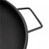 Semineu de exterior tip bol, focar cu manere laterale, din otel, 58x23 cm, negru [9]