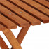 Set mobilier balcon sau terasa din lemn de fag, pliabil, masa 52x51x65 cm si 2 scaune, maro [13]