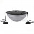 Minge fitness pentru echilibru, cu extensoare si pompa inclusa, 200kg, 57x25cm, gri [2]