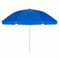 Umbrela de plaja pliabila, Sersimo BU003, 240cm, albastru