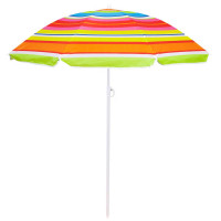 Umbrela de plaja pliabila, Sersimo BU017, 160cm, multicolor