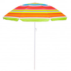 Umbrela de plaja pliabila, Sersimo BU017, 160cm, multicolor