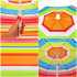 Umbrela de plaja pliabila, Sersimo BU017, 160cm, multicolor [9]