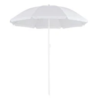 Umbrela de plaja pliabila cu inclinare reglabila, UPF 50+, cu husa transport, 160 cm, gri