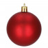 Set globuri de Craciun, 30 bucati, 3 modele, 6cm, rosu [10]