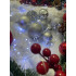 Set globuri si decoratiuni de Craciun, 100 piese, diverse dimensiuni cu stea, argintiu [16]