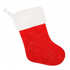 (DL) Decoratiune Craciun, soseta pentru cadouri 41cm, model clasic, rosu (DL) Decoratiune Craciun, soseta pentru cadouri 41cm, model clasic, rosu