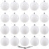 Set globuri de Craciun, 20 bucati, 6cm, alb perlat [3]