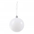 Set globuri de Craciun, 20 bucati, 8cm, alb perlat [4]