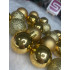 Set globuri de Craciun, 20 bucati, 3 modele, 4cm, auriu [14]