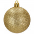 Set globuri de Craciun, 20 bucati, 3 modele, 4cm, auriu [4]