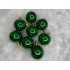 Set globuri de Craciun, 20 bucati, 3 modele, 4cm, verde [15]