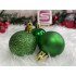 Set globuri de Craciun, 20 bucati, 3 modele, 4cm, verde [18]