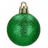 Set globuri de Craciun, 20 bucati, 3 modele, 4cm, verde [6]