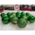 Set globuri de Craciun, 20 bucati, 3 modele, 4cm, verde [10]