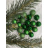 Set globuri de Craciun, 20 bucati, 3 modele, 4cm, verde [11]