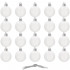 Set globuri de Craciun, 20 bucati, 3 modele, 4cm, alb [2]
