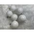Set globuri de Craciun, 20 bucati, 3 modele, 4cm, alb [18]