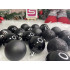 Set globuri de Craciun, 20 bucati, 3 modele, 4cm, negru [12]