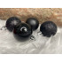 Set globuri de Craciun, 20 bucati, 3 modele, 4cm, negru [21]