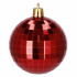 Set globuri si decoratiuni de Craciun, 51 piese, diverse dimensiuni, rosu [2]