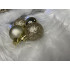 Set globuri de Craciun, 100 bucati, 3-6cm, auriu [11]