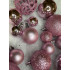 Set globuri de Craciun, 100 bucati, 3-6cm, roz [23]