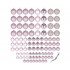 Set globuri de Craciun, 100 bucati, 3-6cm, roz [6]