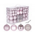 Set globuri de Craciun, 100 bucati, 3-6cm, roz [9]