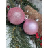 Set globuri de Craciun, 100 bucati, 3-6cm, roz [11]